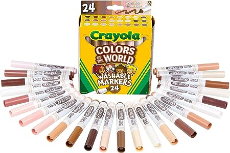 Crayola® Colors of the World Multicultural Markers (24 ct) – PaperWorm