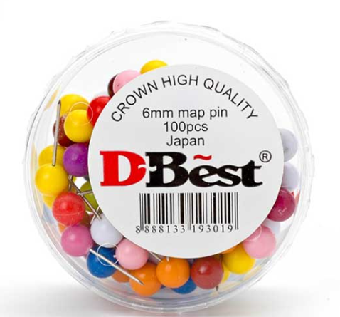 Crown Map Pins