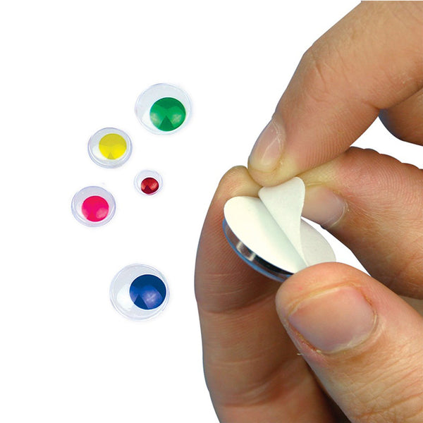 Googly Eyes Peel & Stick Pack (Round Colored) PaperWorm