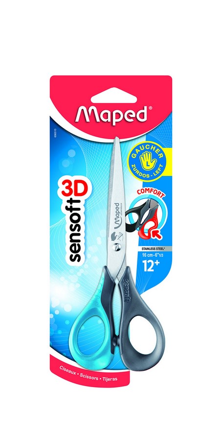 Maped® Sensoft Left Hand Scissors (16cm)
