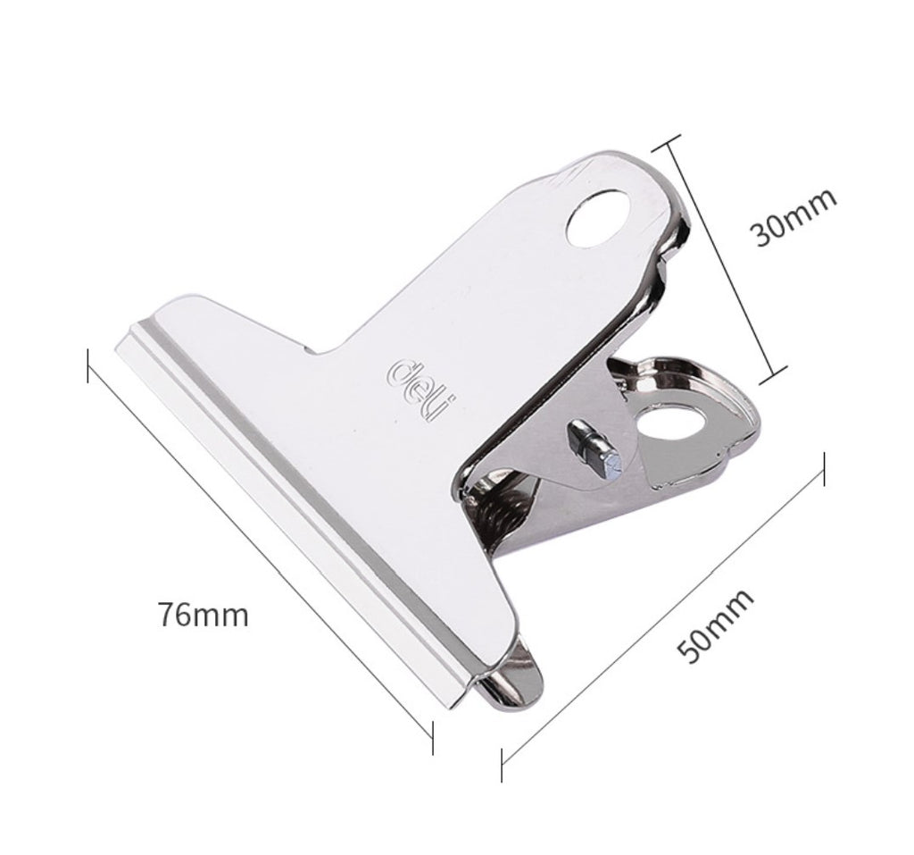 Chrome Metal Spring Clip