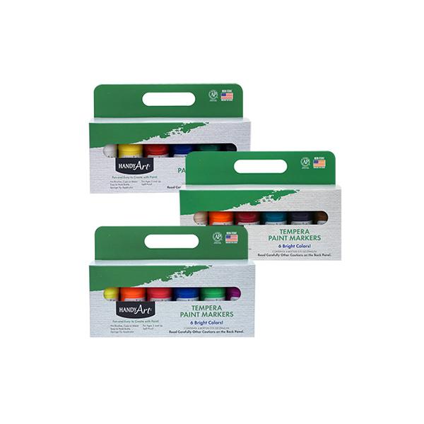 Handy Art® Tempera Paint Marker Set (Fluorescent) PaperWorm