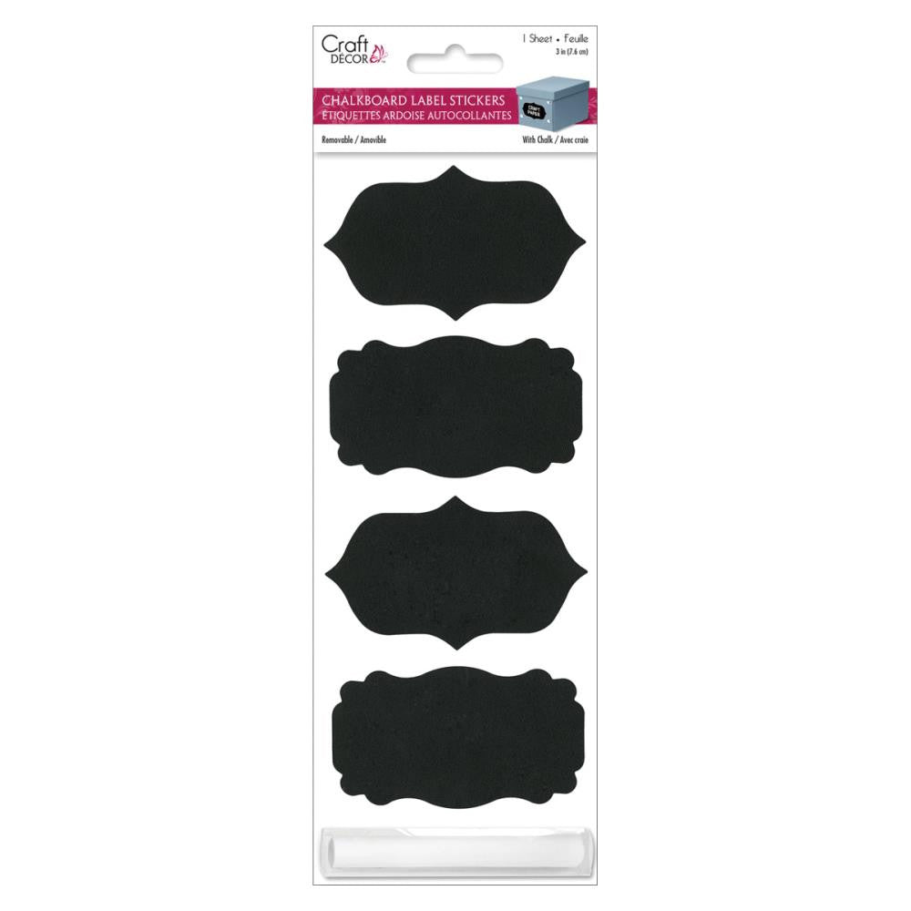 Craft Decor Chalkboard Label Stickers
