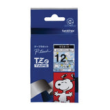 Brother Laminated TZ Tape (12mm) Snoppy Background