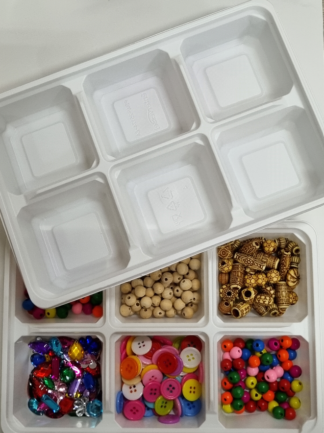 Sorting Containers Trays Sorting Tray 6 Slots – PaperWorm