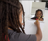 Flip-Up Acrylic Mirror