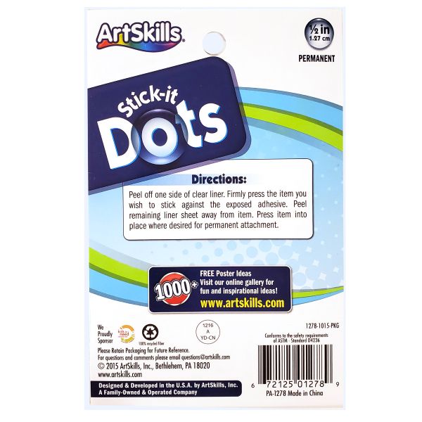Artskills Stick-it Glue Dots – PaperWorm