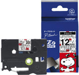 Brother Laminated TZ Tape (12mm) Snoppy Background