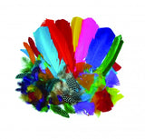 Creative Station® Feathers, Bumper School Pack 100g