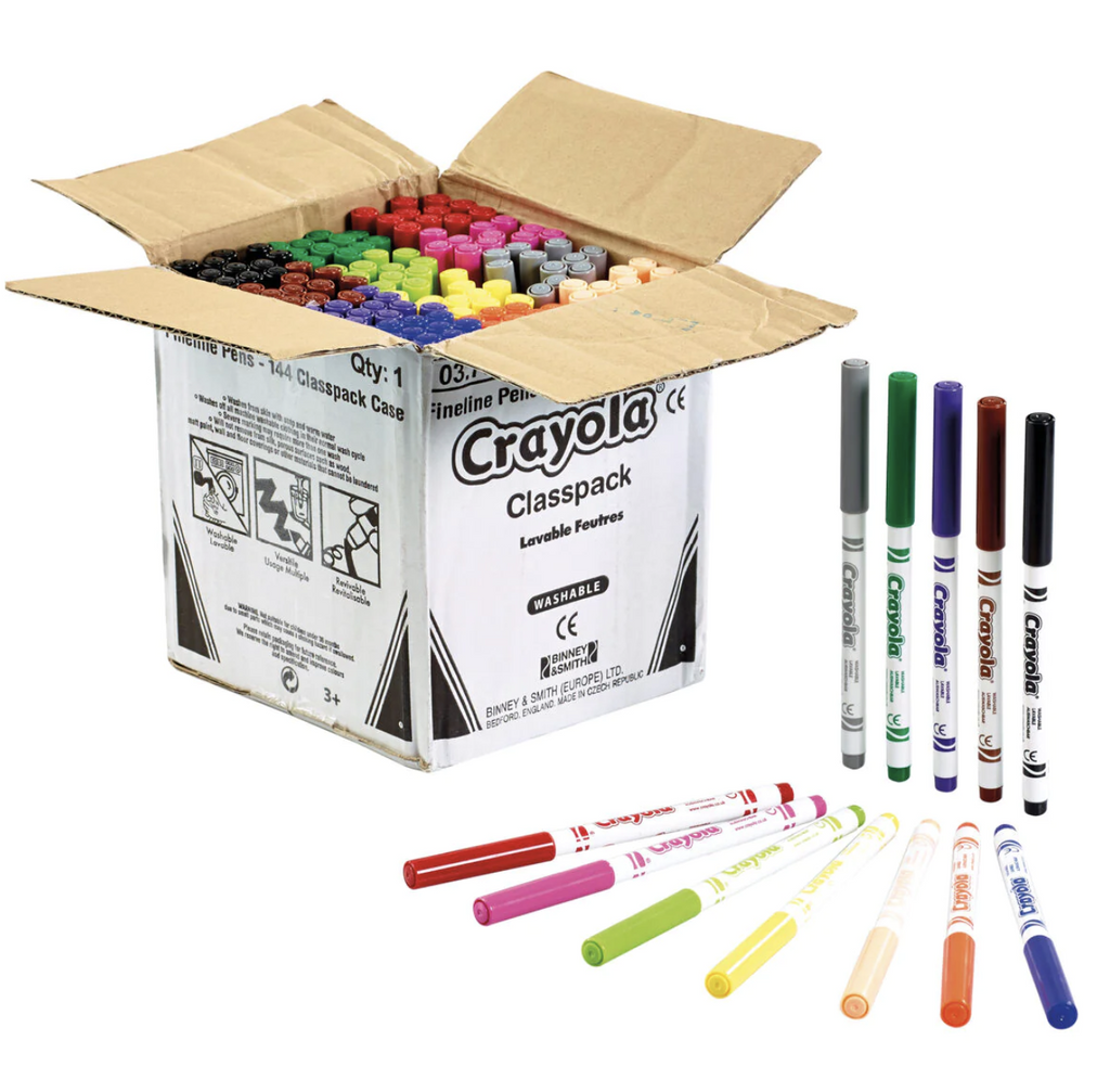 Crayola® SuperTips Classpack (144 Markers) – PaperWorm