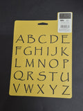 Delta Creative Stencil Mania Stencil (Alphabets)