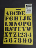 Delta Creative Stencil Mania Stencil (Alphabets)