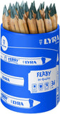 Lyra Ferby Triangular Graphite Pencils Tub 36 pieces