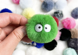 Furry Ball Toy with Eyes