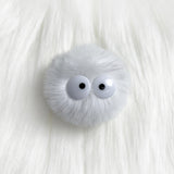 Furry Ball Toy with Eyes