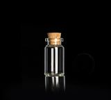 Mini Glass Containers with Cork Stoppers