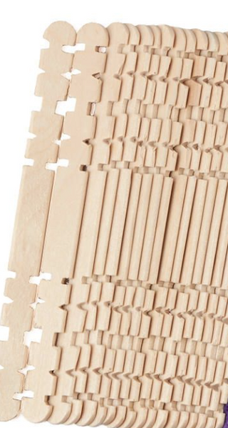 Ice Cream Sticks Grooved Edge (Natural) – PaperWorm