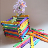 Ice Cream Sticks Grooved Edge (Colored)