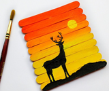 Ice Cream Wood Craft Sticks (Colored)