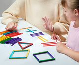 Ice Cream Wood Craft Sticks (Colored)