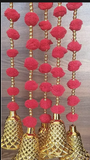 Creativity Street 1" Solid Color Pom Poms (Red)