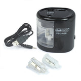 Rapesco Twin Hole USB Jumbo Pencil Sharpener