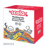 Scola Marbling Ink Set 6