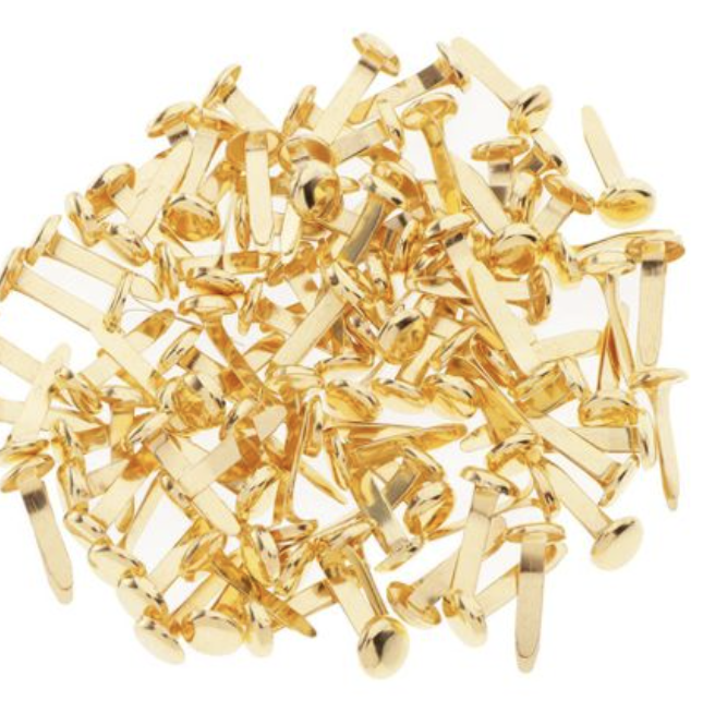 Filing Paper Split Pin Split Pin Paper Fasteners (Metallic) – PaperWorm