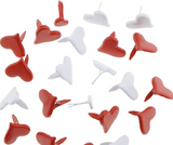 Split Pin Paper Fasteners (Heart)