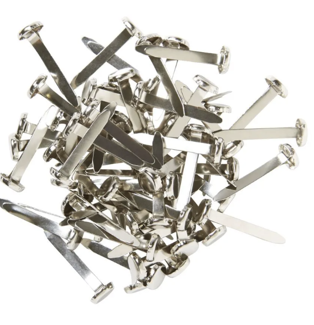 Split Pin Paper Fasteners (Metallic) – PaperWorm