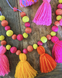Colored Wood Beads