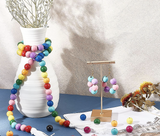 Colored Wood Beads