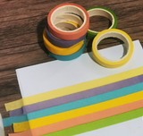 Washi Tape (9mm x 3m) 6pc