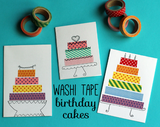 Washi Tape (9mm x 3m) 6pc