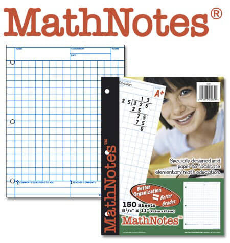 Pacon® Math Notes – PaperWorm