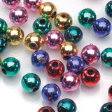 Darice® Acrylic Beads - Metallic Plated Rounds