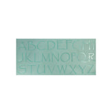 Plaid Papyrus Alphabet Stencil