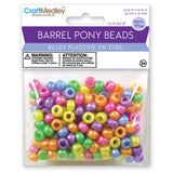Craft Medley Barrel Pony Beads
