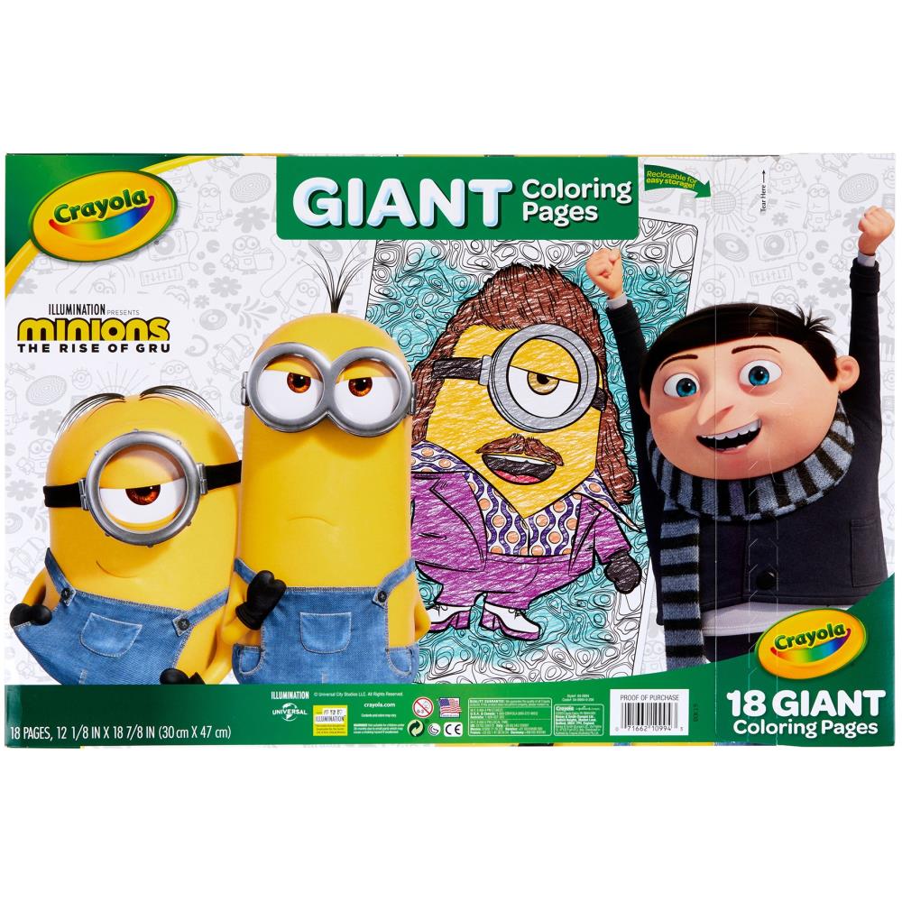 Crayola® Giant Coloring Pages - Minions 2 – PaperWorm