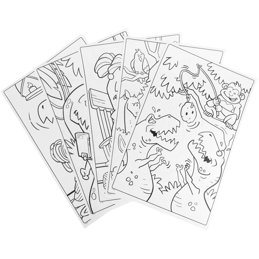 Crayola® Giant Coloring Pages T Rex Troubles PaperWorm Crayola® Giant Coloring Pages T Rex Troubles PaperWorm