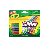 Crayola® Glitter Markers (6 ct)