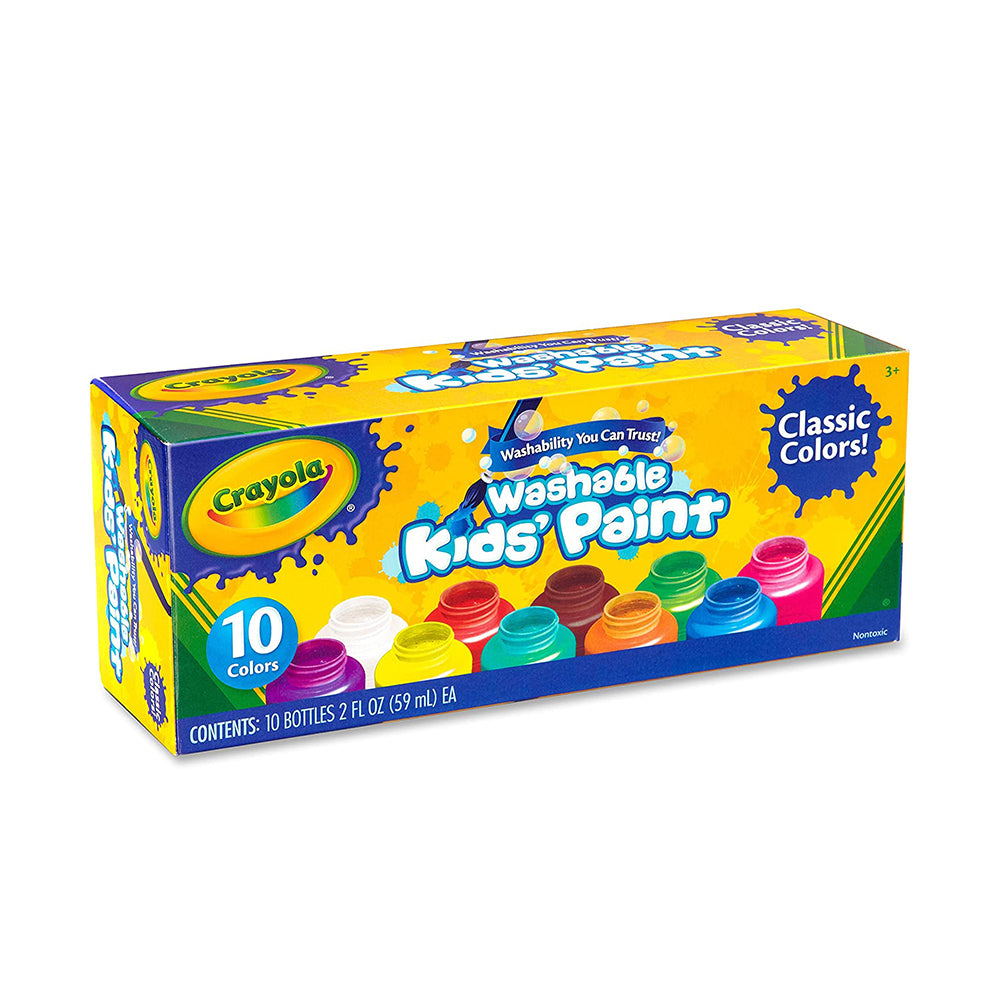 Crayola® Washable Kid Paint (10 ct) – PaperWorm
