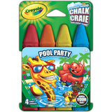 Crayola® Washable Sidewalk Chalk (4/Pkg)