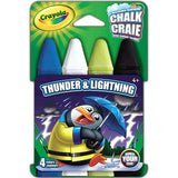 Crayola® Washable Sidewalk Chalk (4/Pkg)