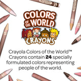 Crayola® Colors of the World Multicultural Crayons (24 ct)