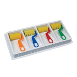 Creativity Street® Foam Pattern Rollers & Paint Tray