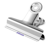 Chrome Metal Spring Clip (Round)