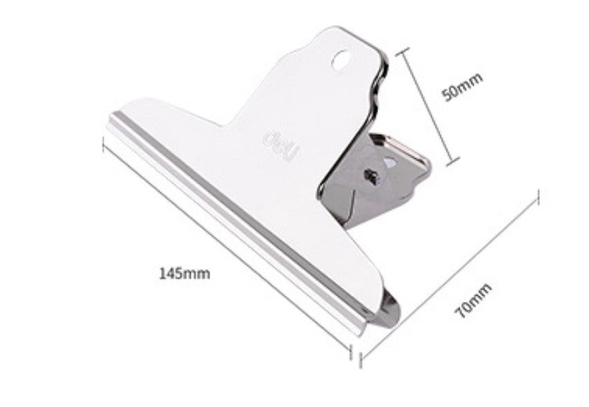 Chrome Metal Spring Clip – PaperWorm