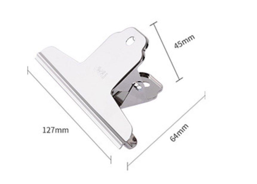 Spring Clips For Paper Chrome Metal Spring Clip – PaperWorm