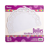 Darice® Paper White Doilies (Round)
